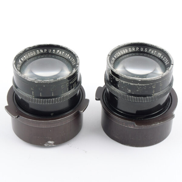 Astro Berlin Pan-Tachar 1.8/75mm Serial No. 29999 & 30000 RARE CONSECUTIVE PAIR