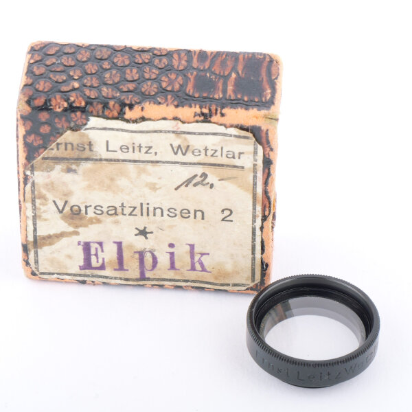 Leica Elpik 2* Vorsatzlinsen Early makers box