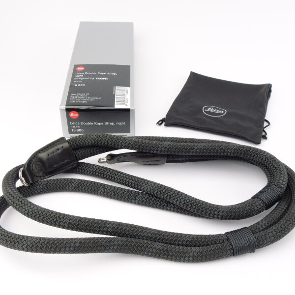 Leica COOPH Double Rope Strap 126 cm Night – 19880 (Discontinued Item)