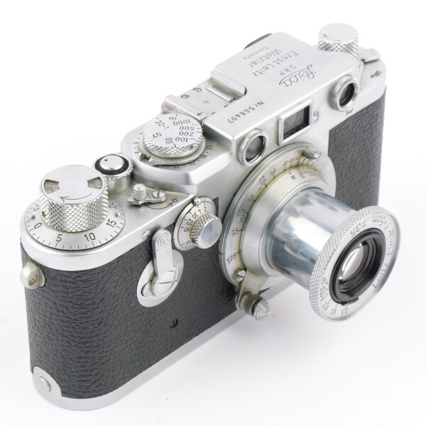Leica IIIf Black Dial Selftimer w. Elmar 3.5/5cm