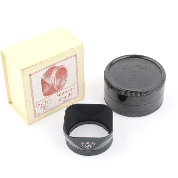 Rollei Rolleiflex Lens Hood R1 Boyonet 1 BLACK RARE