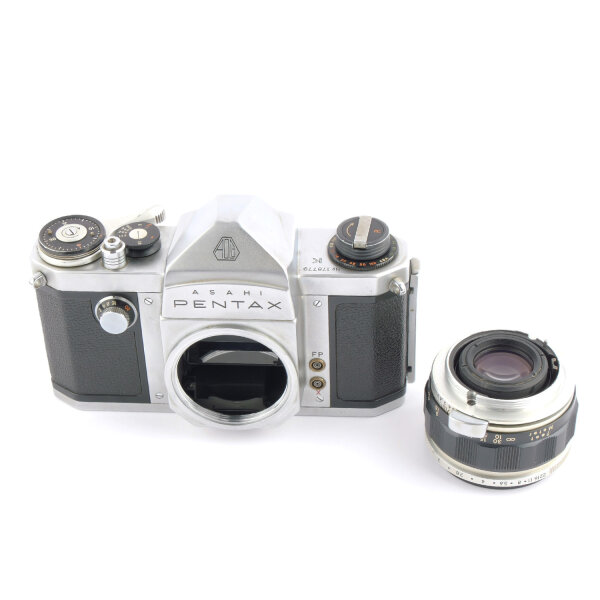 Asahi Pentax K w. Auto Takumar 2/55mm RARE