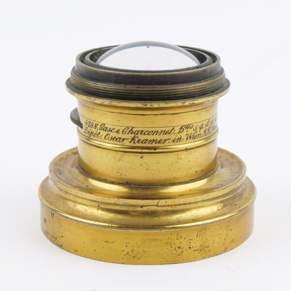 Gasc & Charconnet Wide Angle GLOBE Brass lens RARE