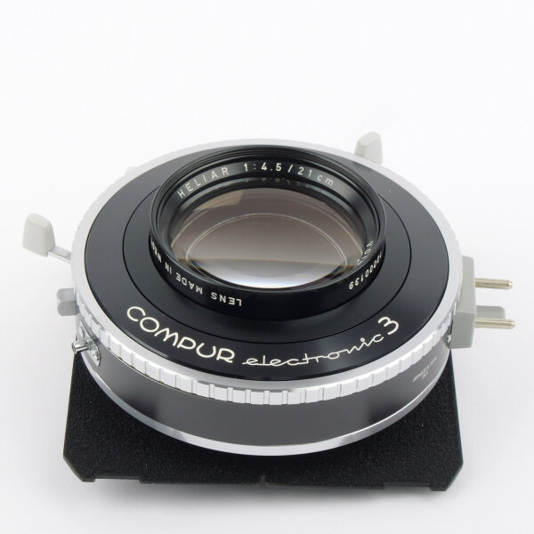 Voigtländer Heliar 4.5/210mm Linhof Plate Compur electronic 3 MINT
